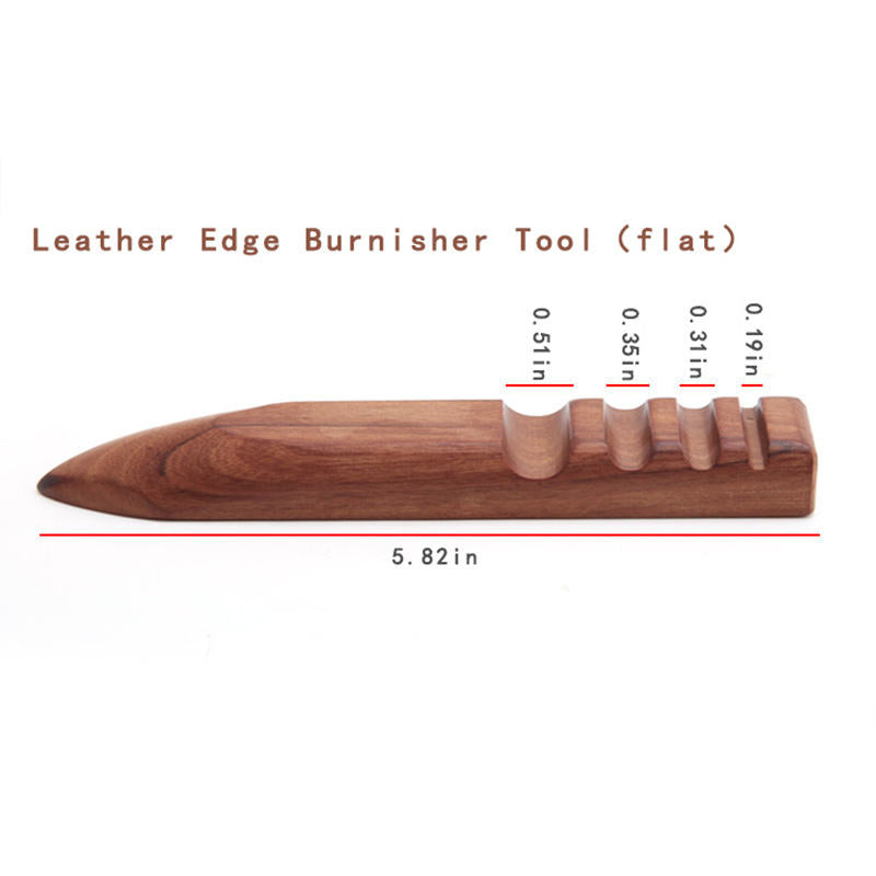 Roseood Leather Burnishing Tools