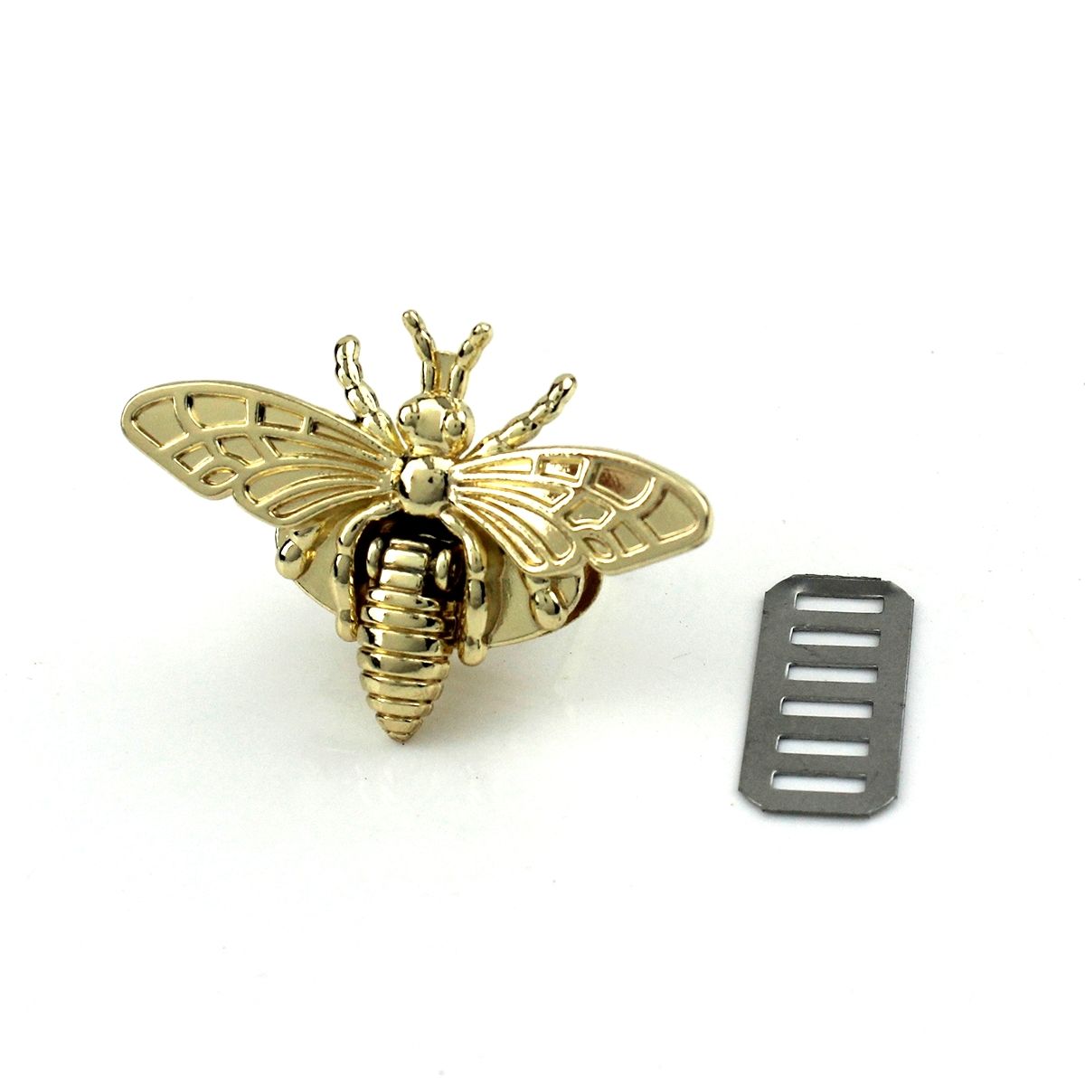 Bee Design Flip Lock, Purse Lock, Lock for Bags, Purses, Clutches