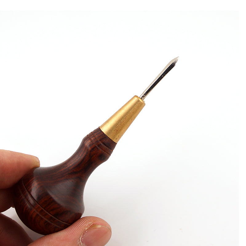 Diamond and Round Point Sewing Awl, Sewing Awl for Leather