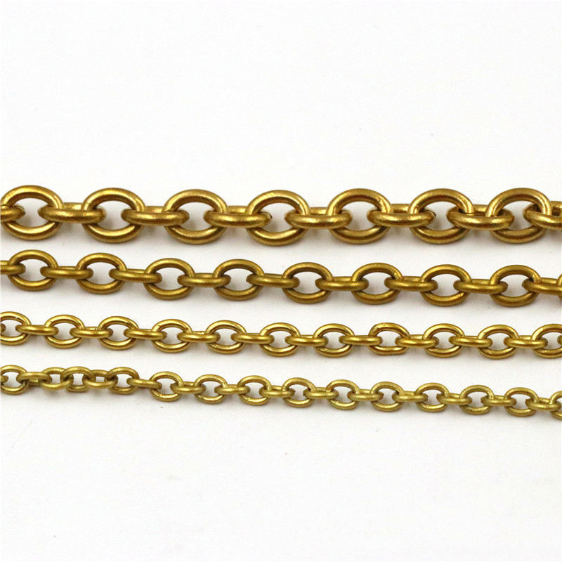 Solid Brass O Ring Loop Link Chain