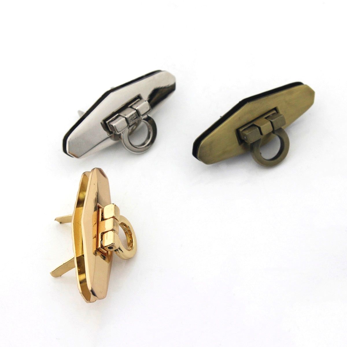 Oval Flip Lock, Purse Lock, Lock for Bags, Purses, Briefcase