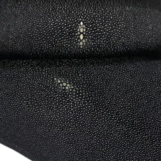 Black Caviar Stingray Leather