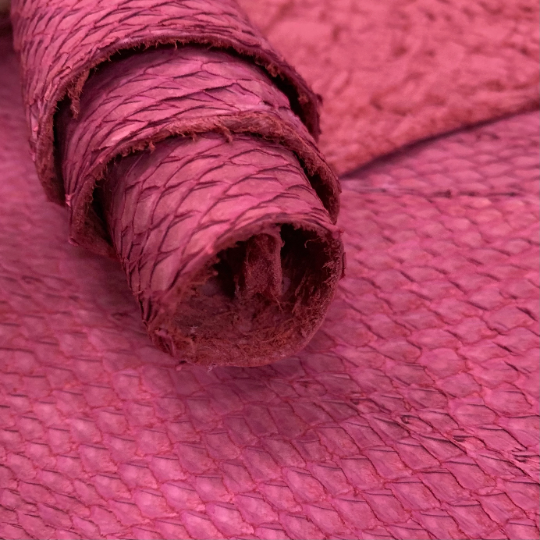 Salmon Fish Leather Pink