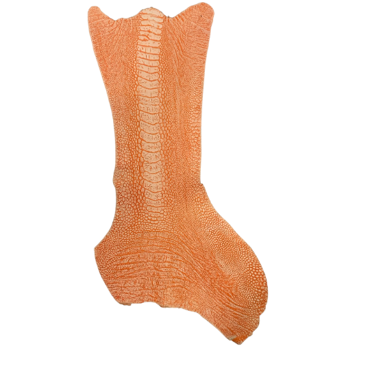 Stonewash Ostrich Leg Orange