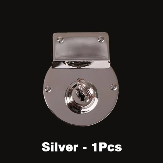 Stainless Steel Round Dulles Style Lock for Leather Goods