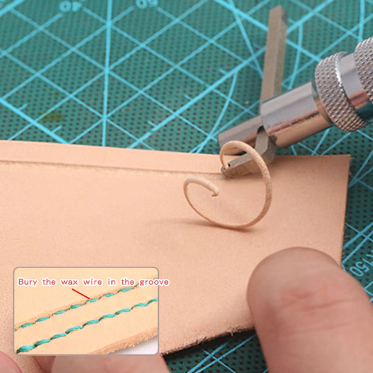 Adjustable Leather Craft Stitching Groover