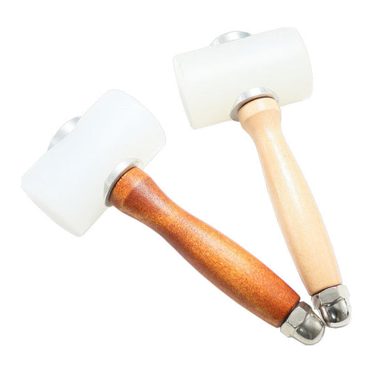 Double Head Nylon Leather Craft Hammer for Punching, Stamping, Carving