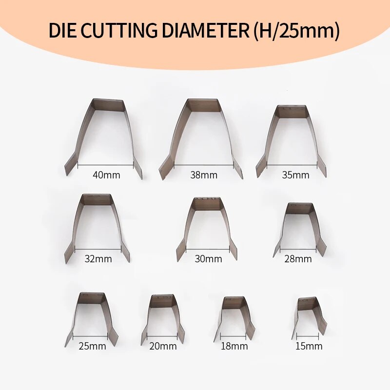 Belt Strap End Leather Cutting Die Sets