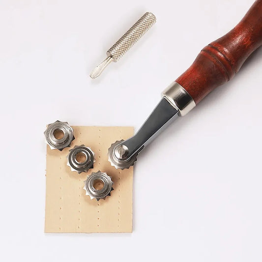 Leather Overstitch Wheel, 4 in 1 , Leather Craft Hand Sewing Tool