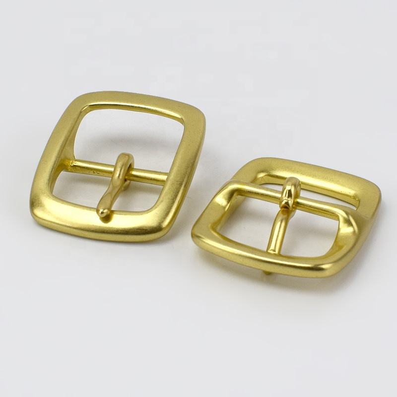 35mm Solid Brass Center Bar  Belt Buckle