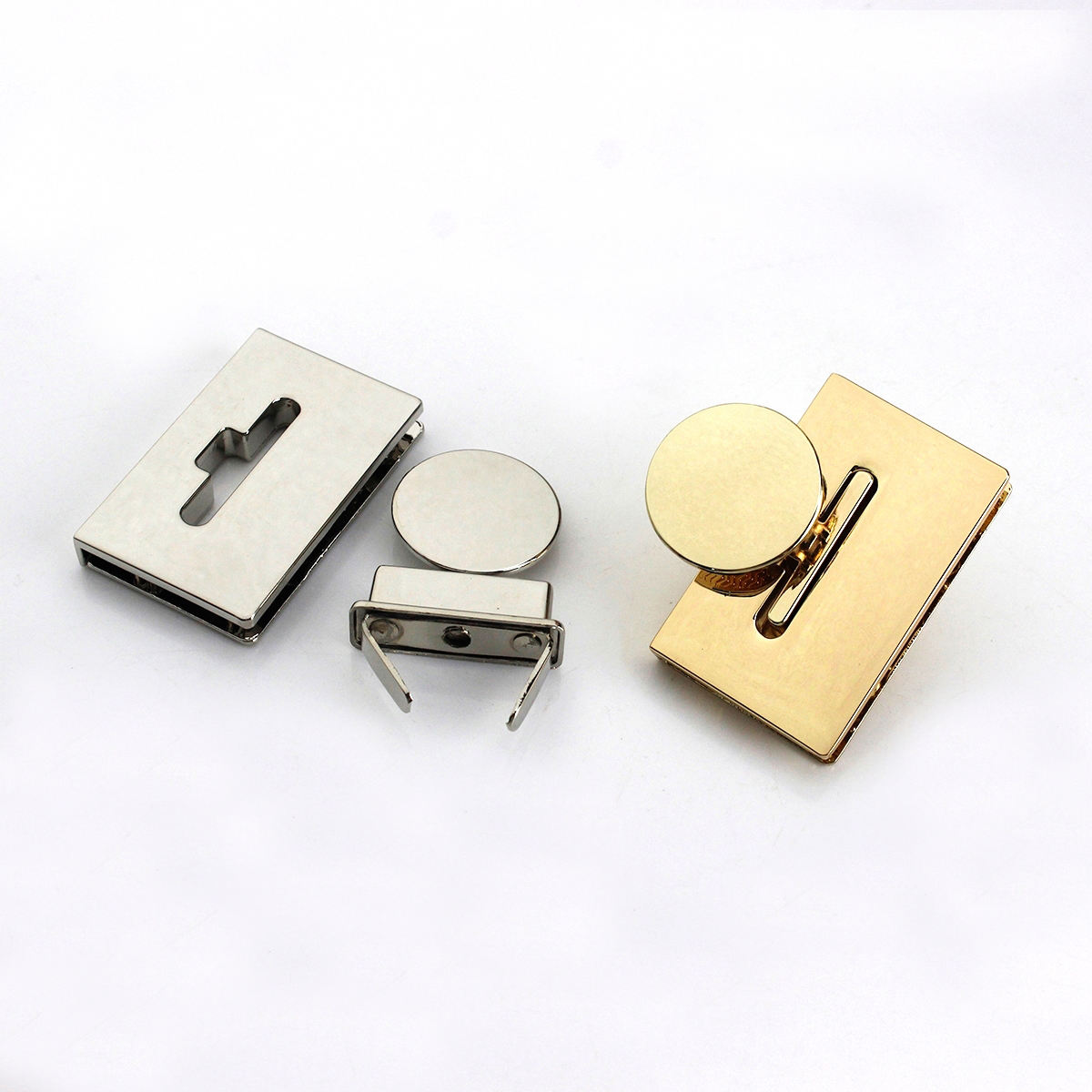 Rectangle Flip Lock, Purse Lock, Lock for Bags, Purses, Briefcase