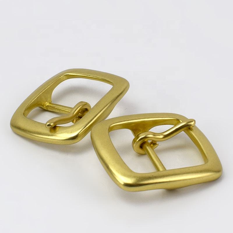 35mm Solid Brass Center Bar  Belt Buckle