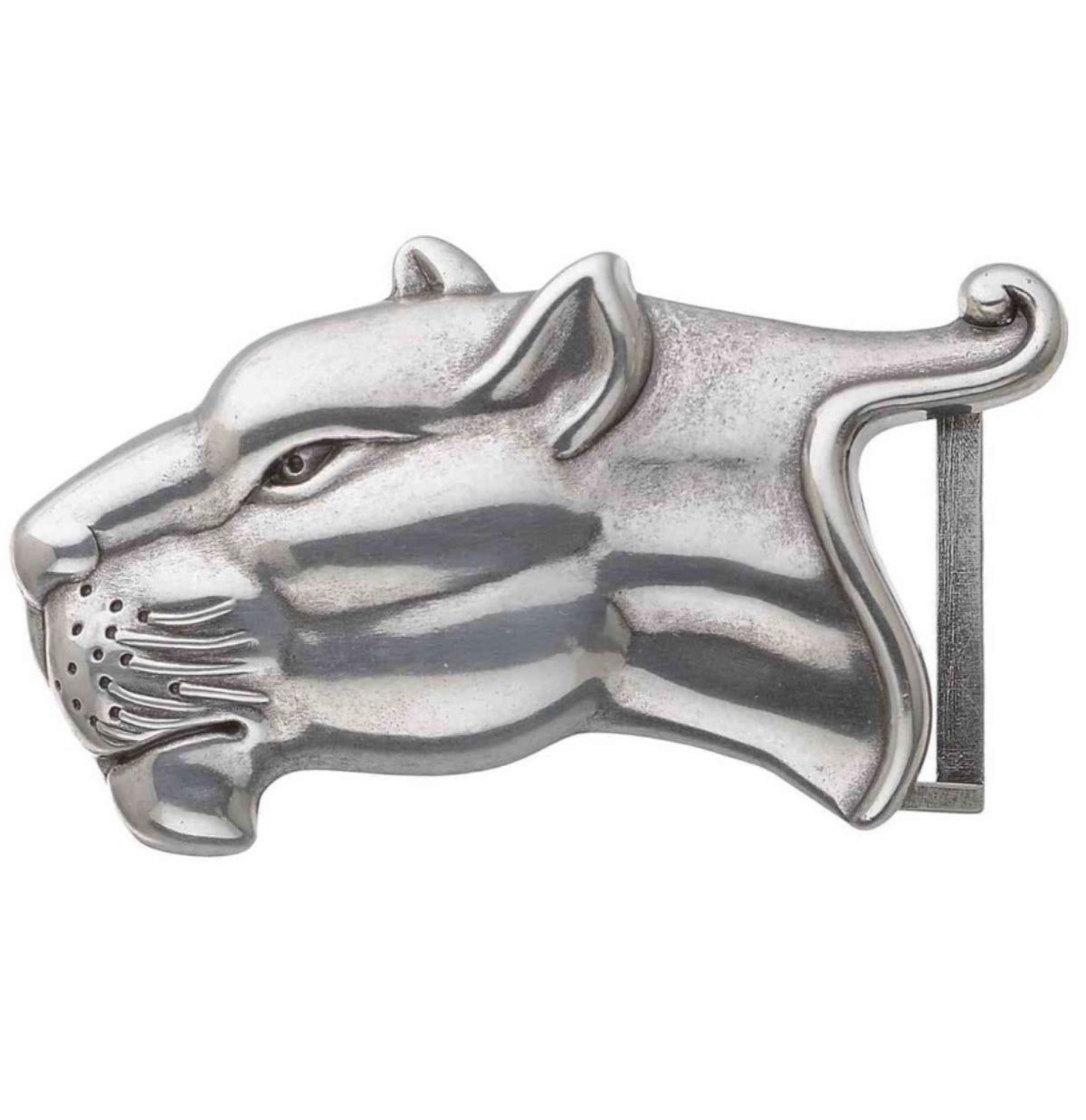 Lion Head Design 3-D Trophy Belt Buckle