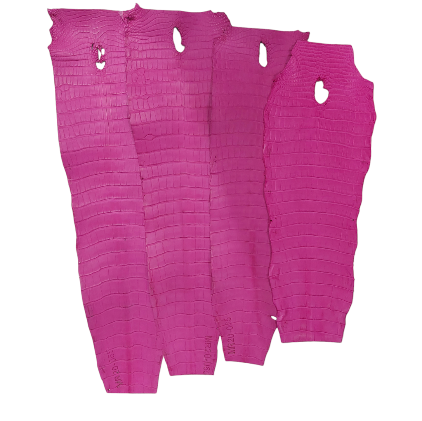 American Alligator Tail Pink Colour, Matte Finish