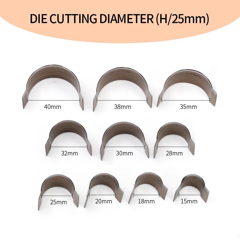 Belt Strap End Leather Cutting Die Sets