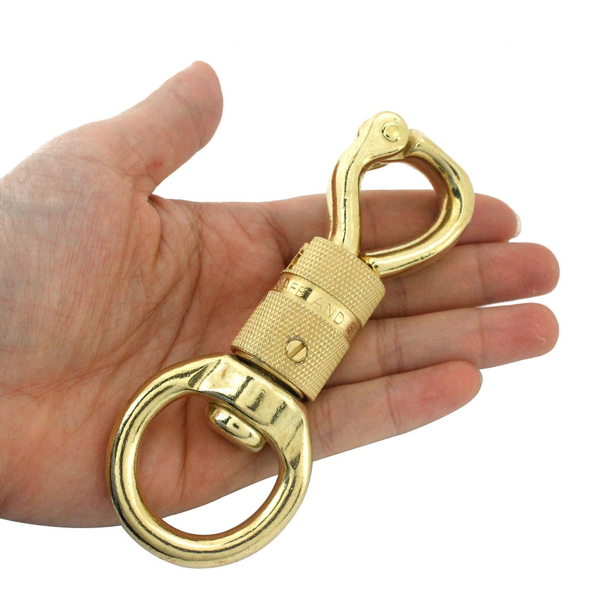 Heavy Duty Solid Brass Quick Release, Halter Snap, Horse Lead Rope Clasp Hook