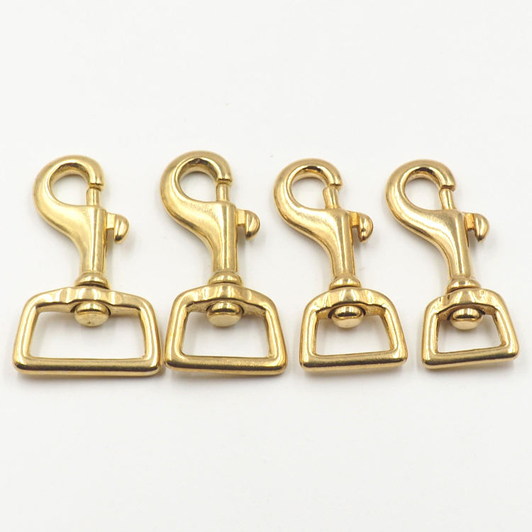 Brass Swivel Hook, Square Eye Bolt Snap