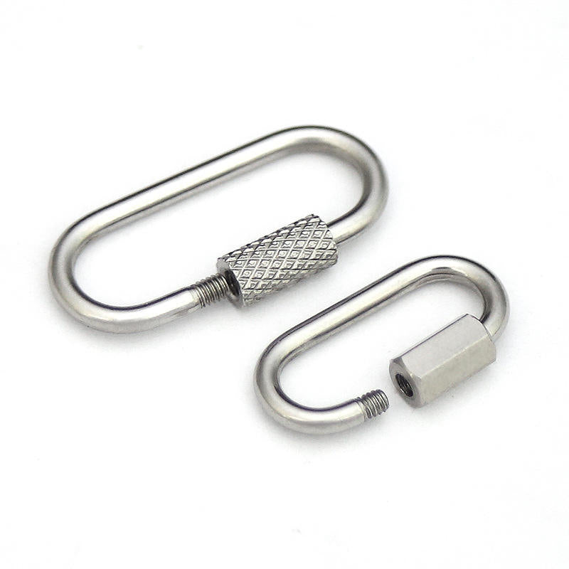 Oval Locking Ring, Stainless Steel