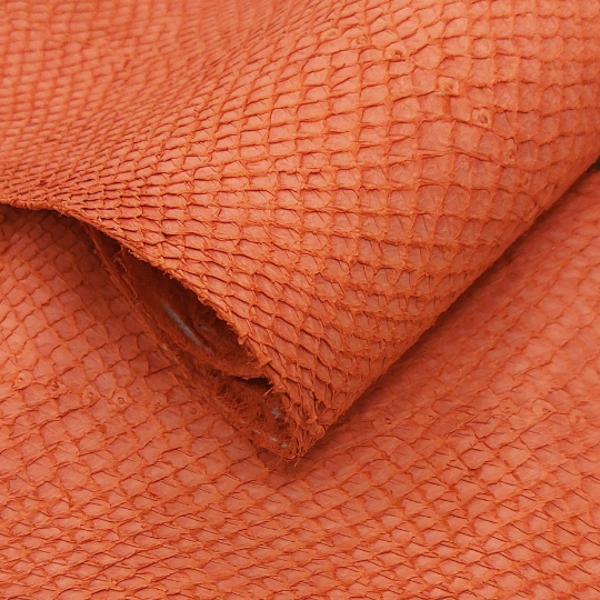 Salmon Fish Leather Orange