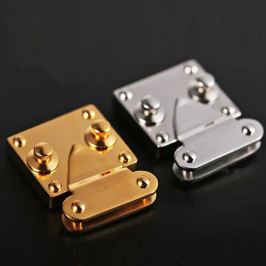 Stainless Steel Square Squeeze Lock for Leather Goods