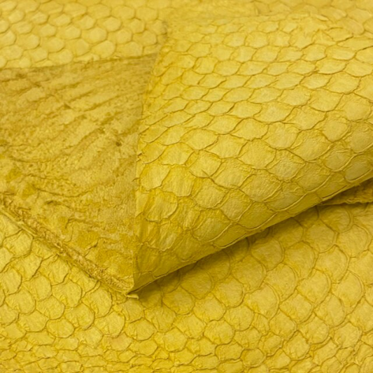 Tilapia Fish Leather Yellow