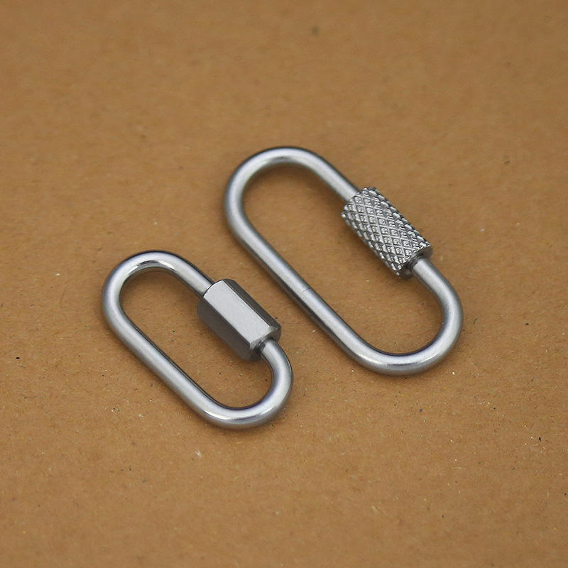 Oval Locking Ring, Stainless Steel